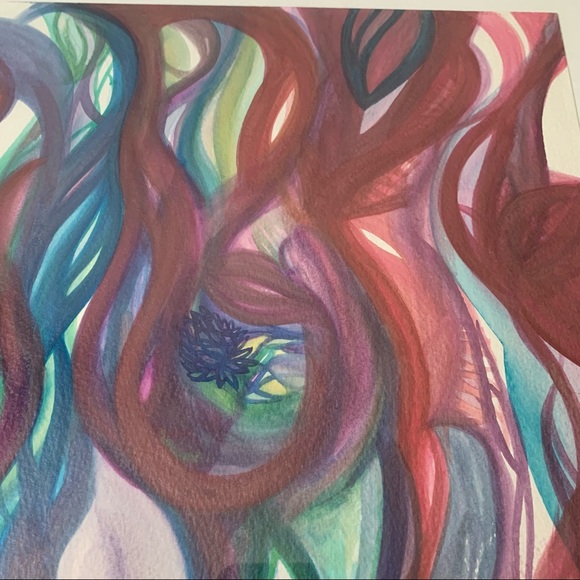 Lovely Star * Watercolor Abstract Painting - Picture 5 of 11